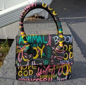 Mini Multi Color Graffiti Bag